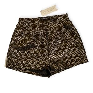 Sugar Hill boutique black and gold Jasmine shorts